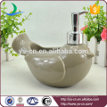 YSb10022 available color ceramic hand soap dispenser bird shape